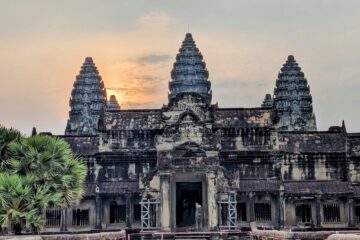 Angkor Wat bei Sonennaufgang
